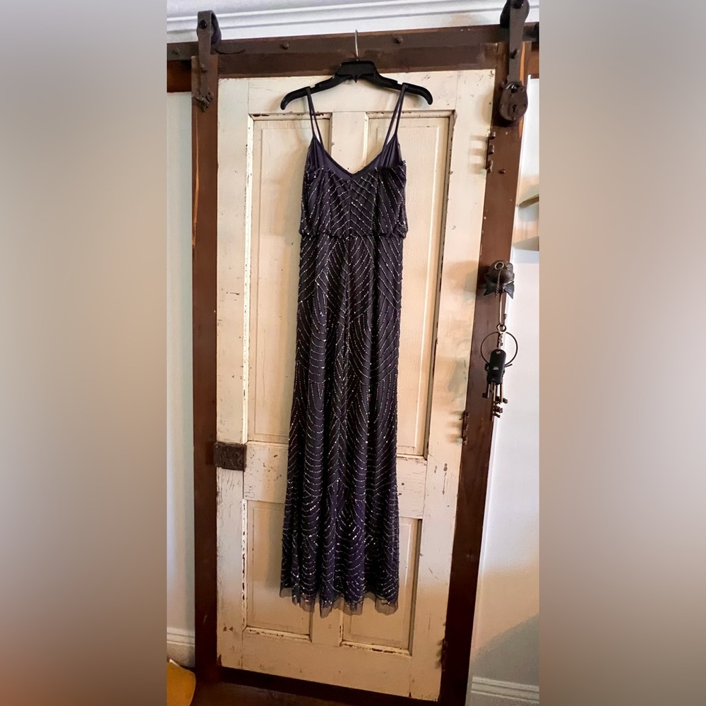 Adrianna Papell Gunmetal Grey Gold